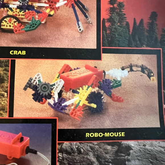 K'Nex K'Nexosaurus w. Power Pack Motor 12511 Build Imagine Moves VTG 1991 - Picture 6 of 11